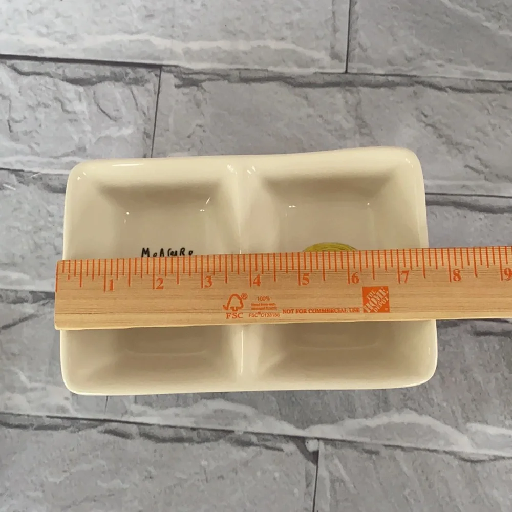 Rae Dunn MEASURE . MAKE. CREATE. organizer dish